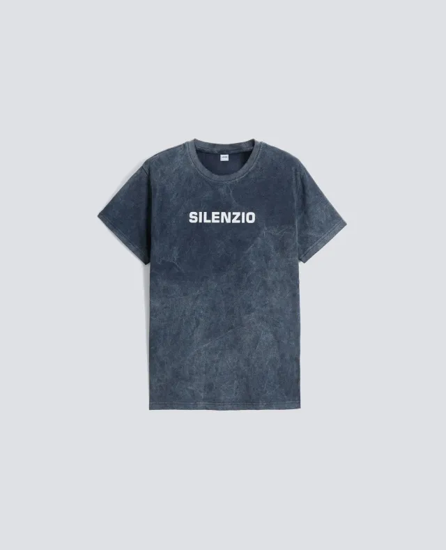 Aspesi Silenzio t-shirt navy bomuld str XS-XL