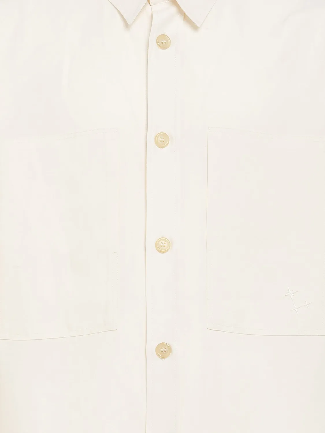 Laneus Cancun overshirt cream hørblanding
