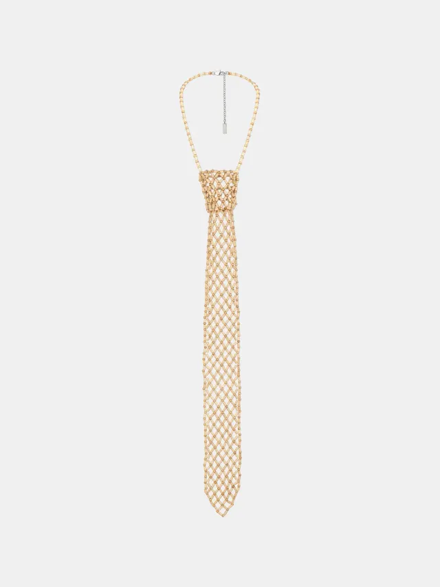 Feng Chen Wang Beaded Bamboo slips håndvævet