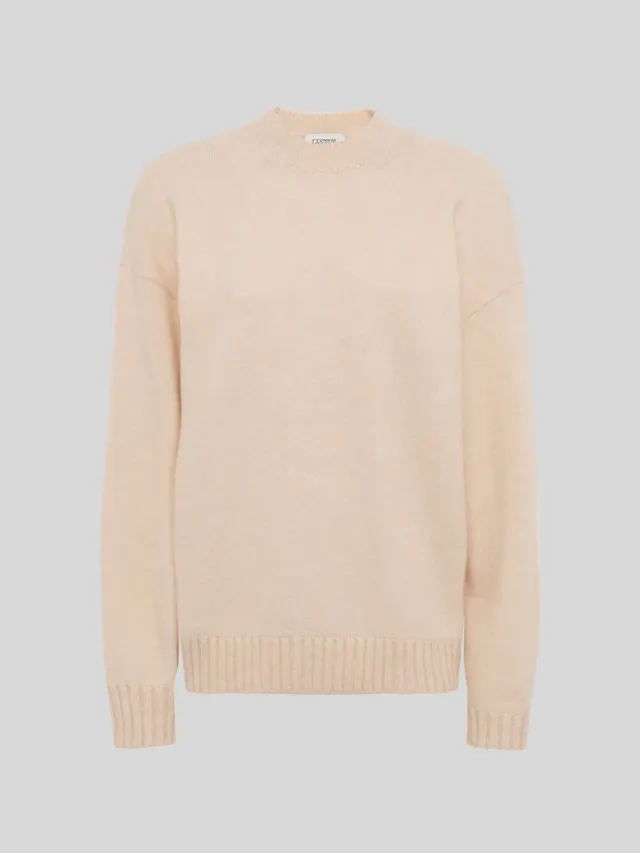 Laneus Cashmere Silk sweater cream kashmir