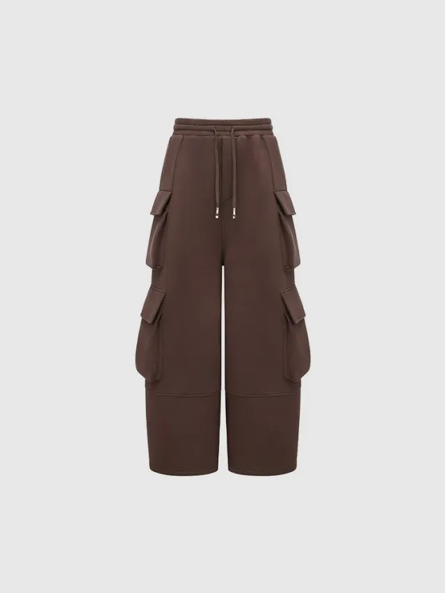 Feng Chen Wang Neoprene Cargo bukser løse