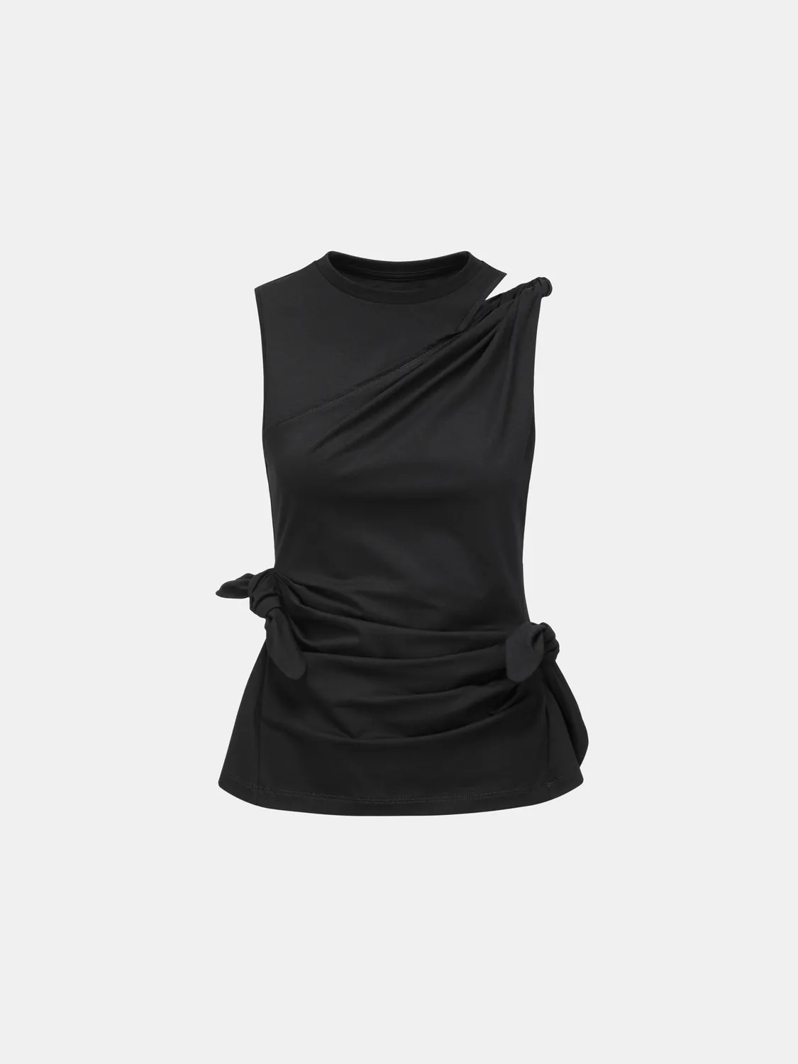 Feng Chen Wang Knotted tank top sort
