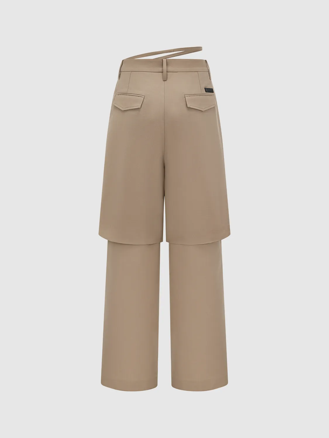 Feng Chen Wang Khaki 2-in-1 habitbukser khaki S-L