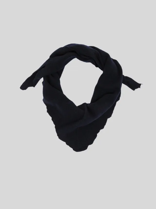 Laneus F6LAUASC219-160 tørklæde uld navy