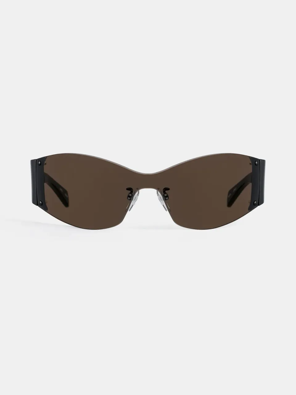 Feng Chen Wang Black Rimless solbriller OS brun