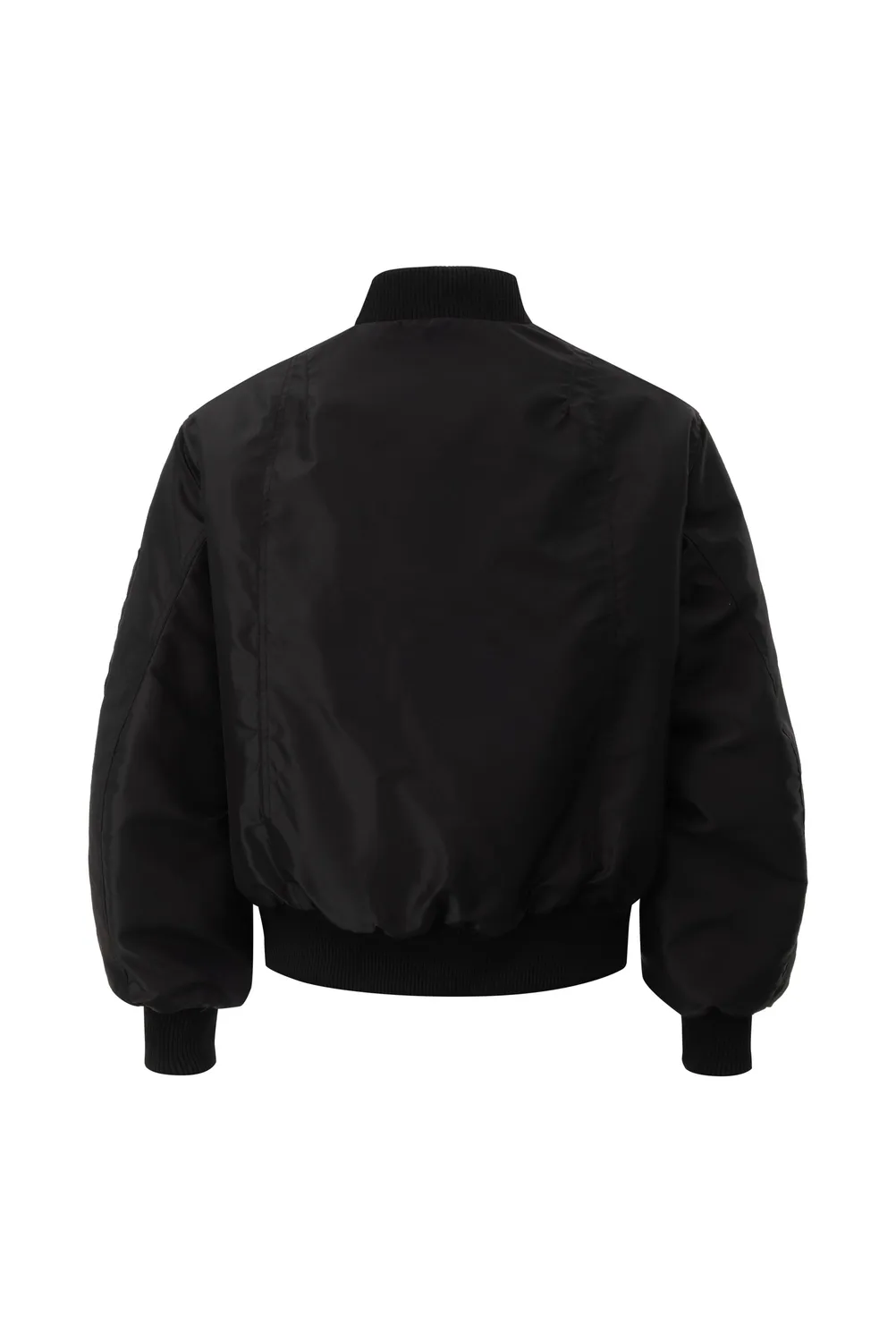 Hellstar Core Logo bomberjakke sort nylon SS26