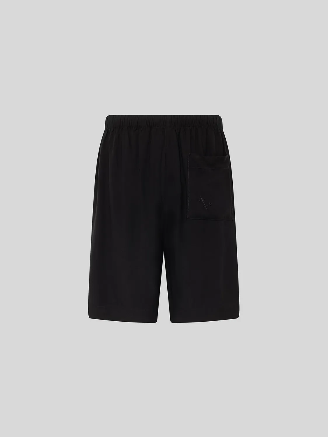 Laneus shorts bermuda viskose sort