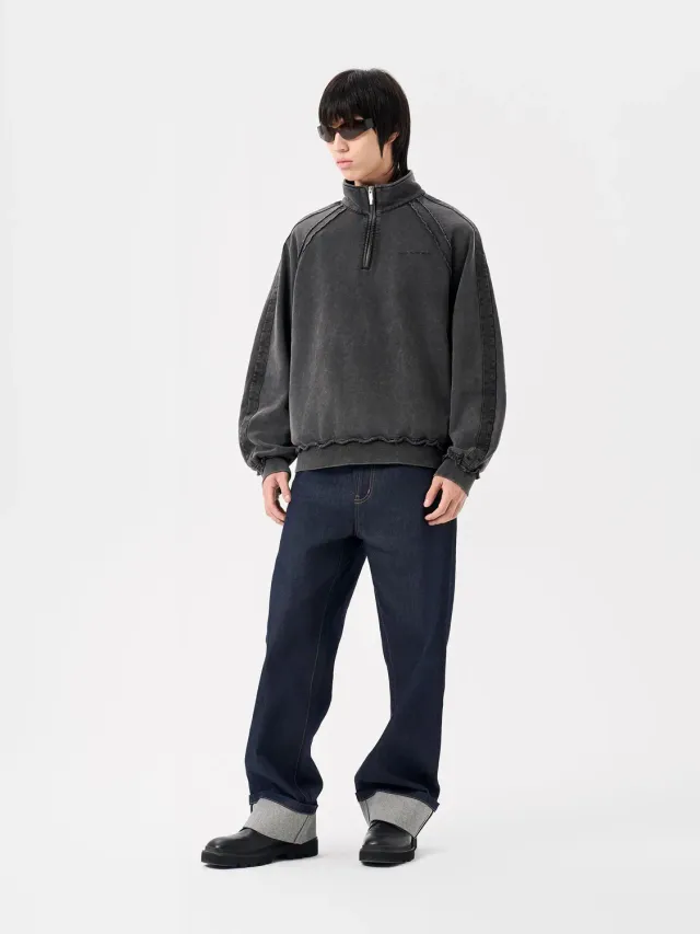 Feng Chen Wang Tie-Dye polo shirt washed