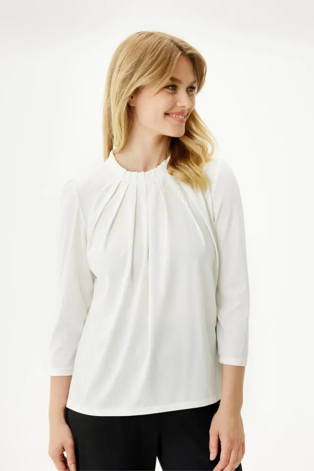 IN FRONT Grazia 3/4 bluse jersey krave