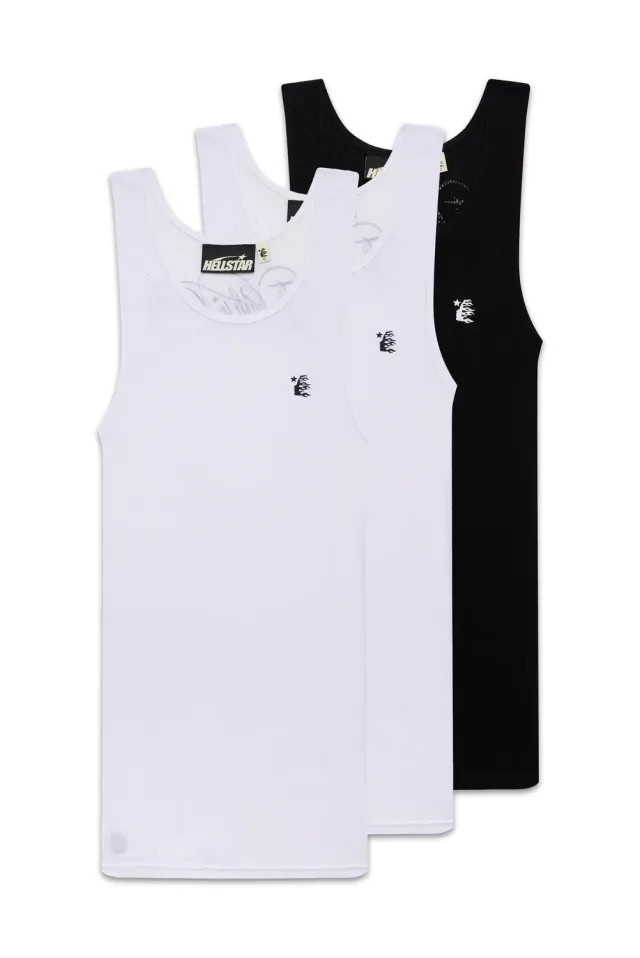 Hellstar Tank Top tanktop 3-pak multi bomuld