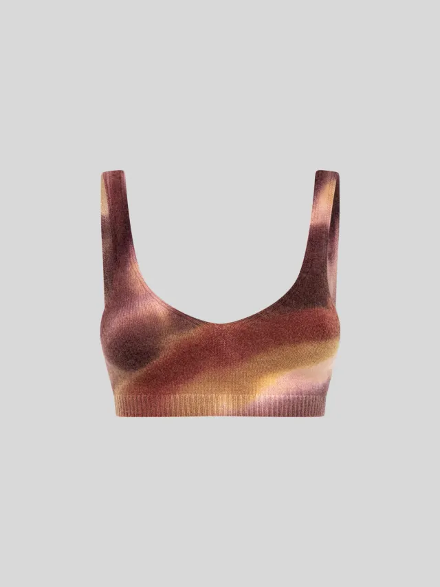 Laneus Slim Fit uldtop multicolor cashmere