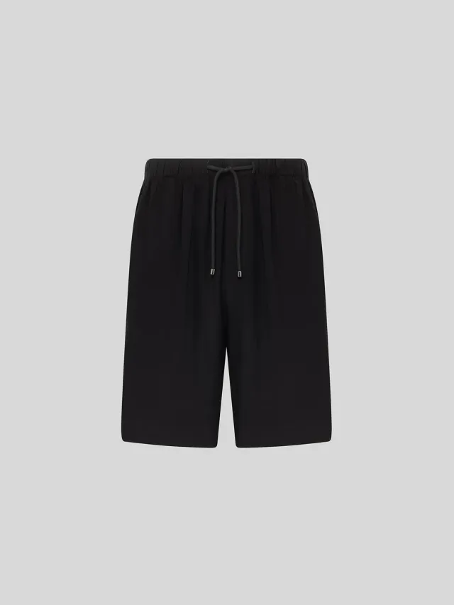 Laneus shorts bermuda viskose sort