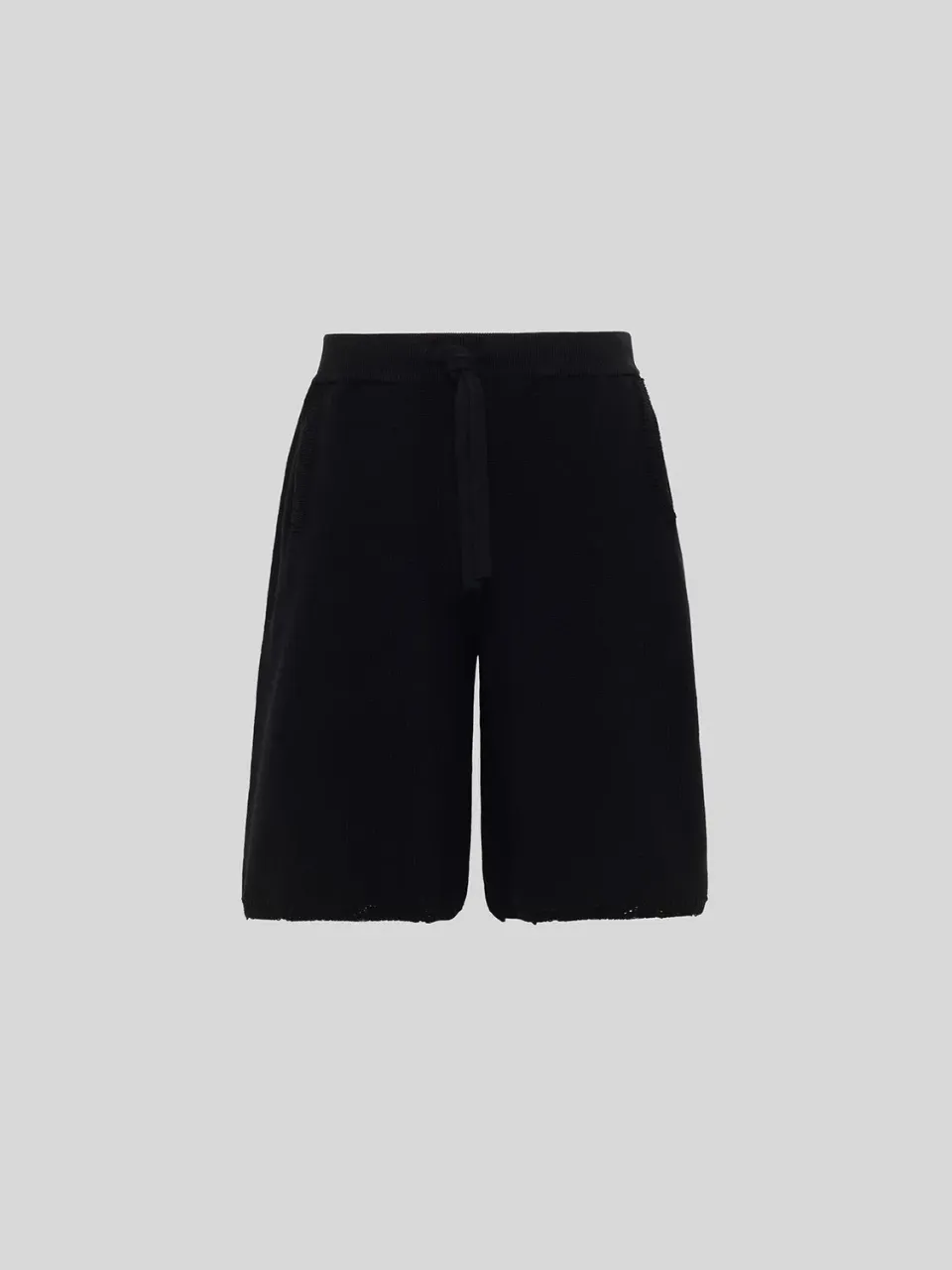 Laneus shorts jersey black bomuld regular