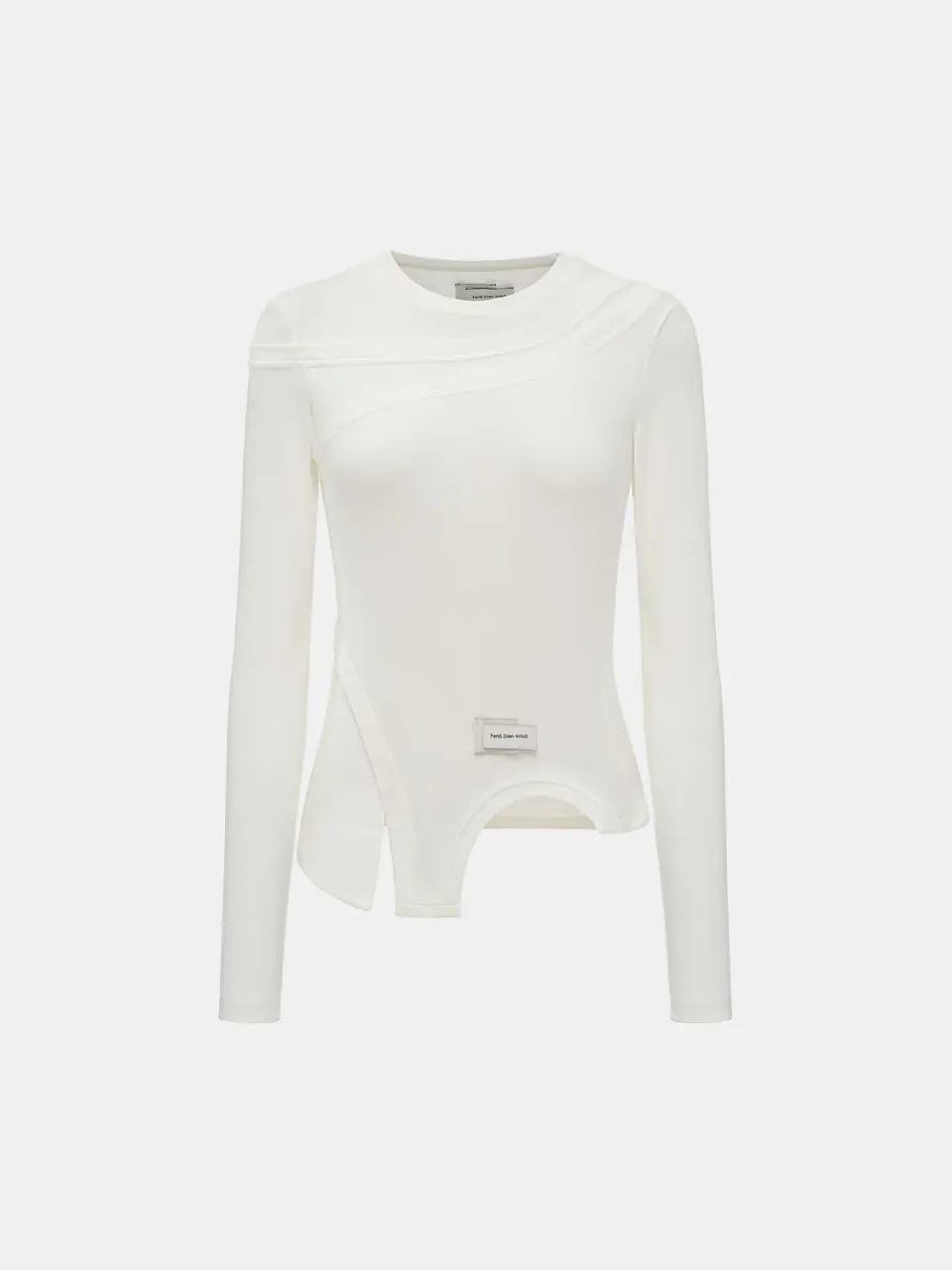 Feng Chen Wang 2-in-1 Base Layer Top hvid slim
