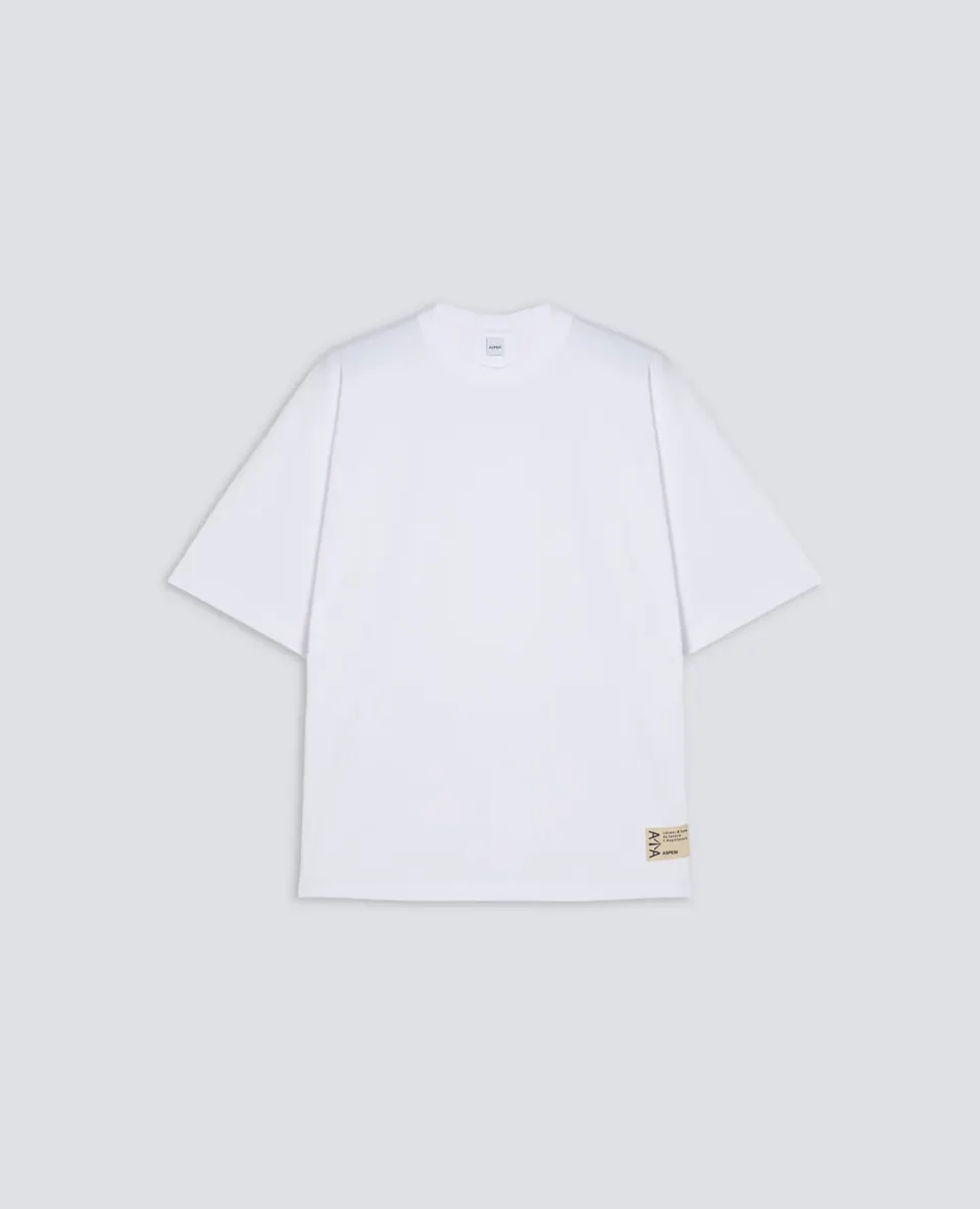 Aspesi Heavy Jersey T-shirt hvid regular fit