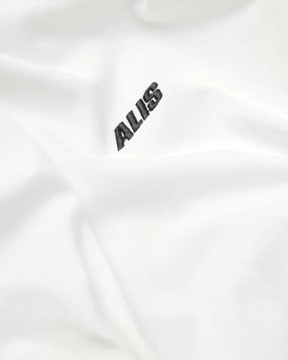 Alis Joshua langærmet t-shirt hvid bomuld