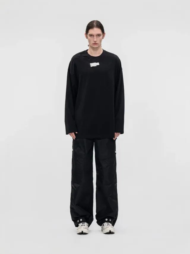 Feng Chen Wang Double Neck Jersey sweatshirt afslappet