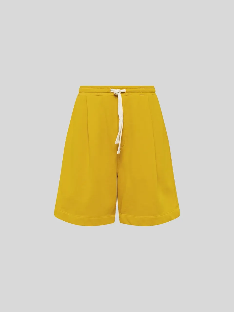 Laneus Cotton Sweat Bermuda shorts saffron bomuld