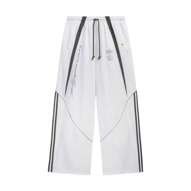 Hellstar x Adidas track pants hvid nylon reflekstryk