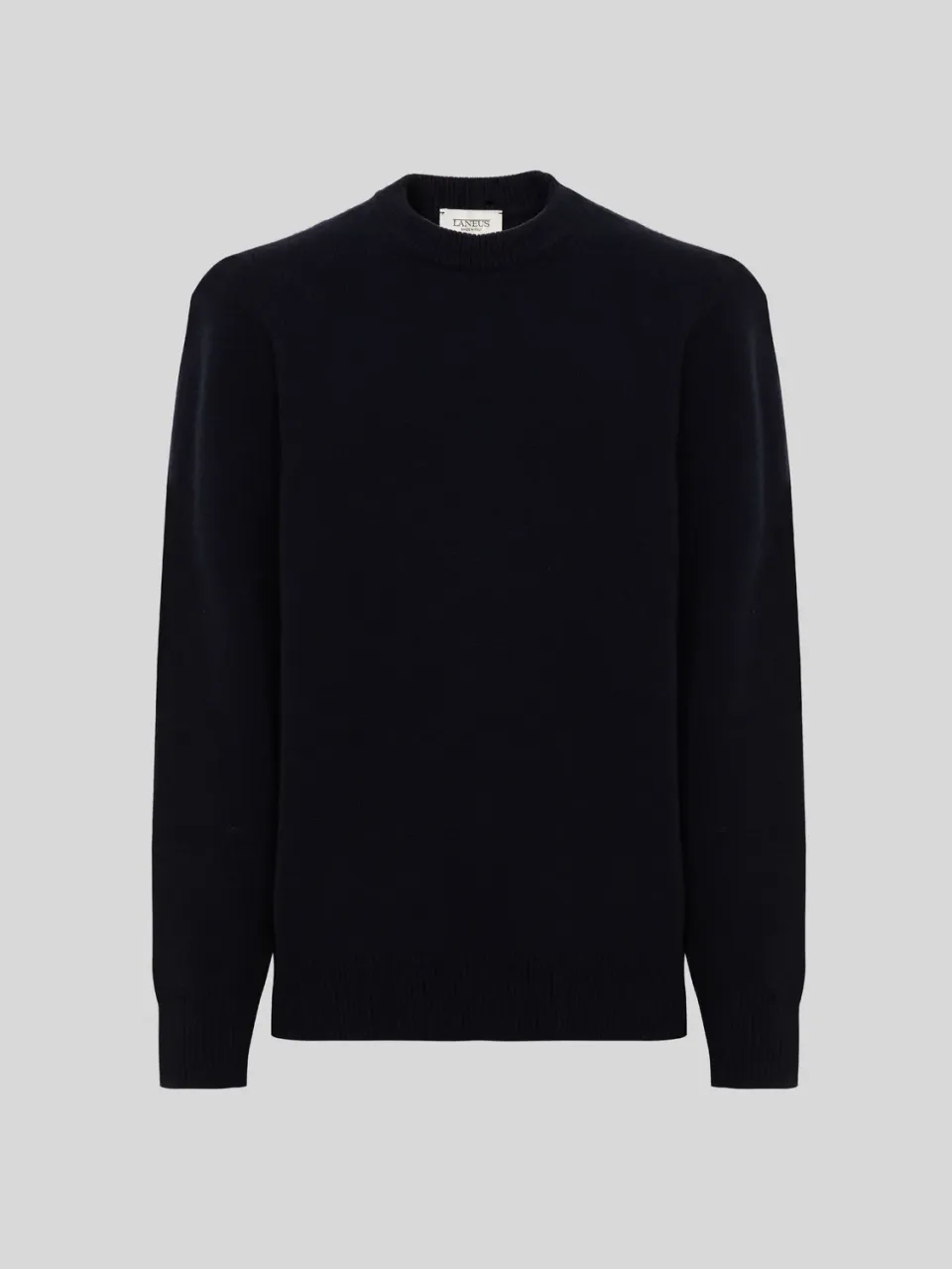 Laneus Wool Cashmere sweater navy merino
