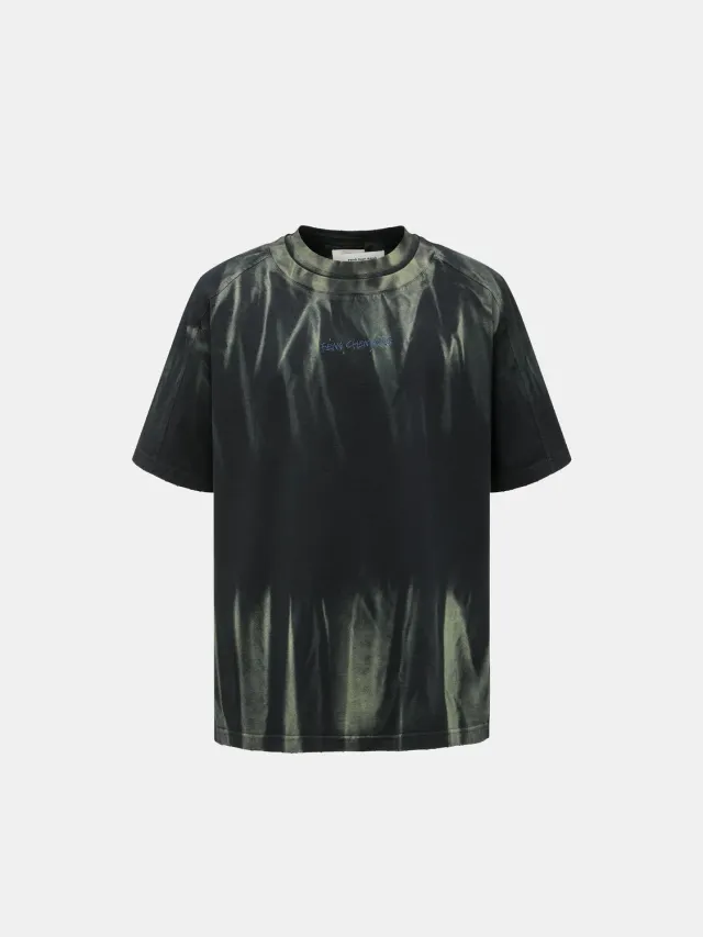 Feng Chen Wang Gradient Tie-Dye T-shirt kort ærme løs