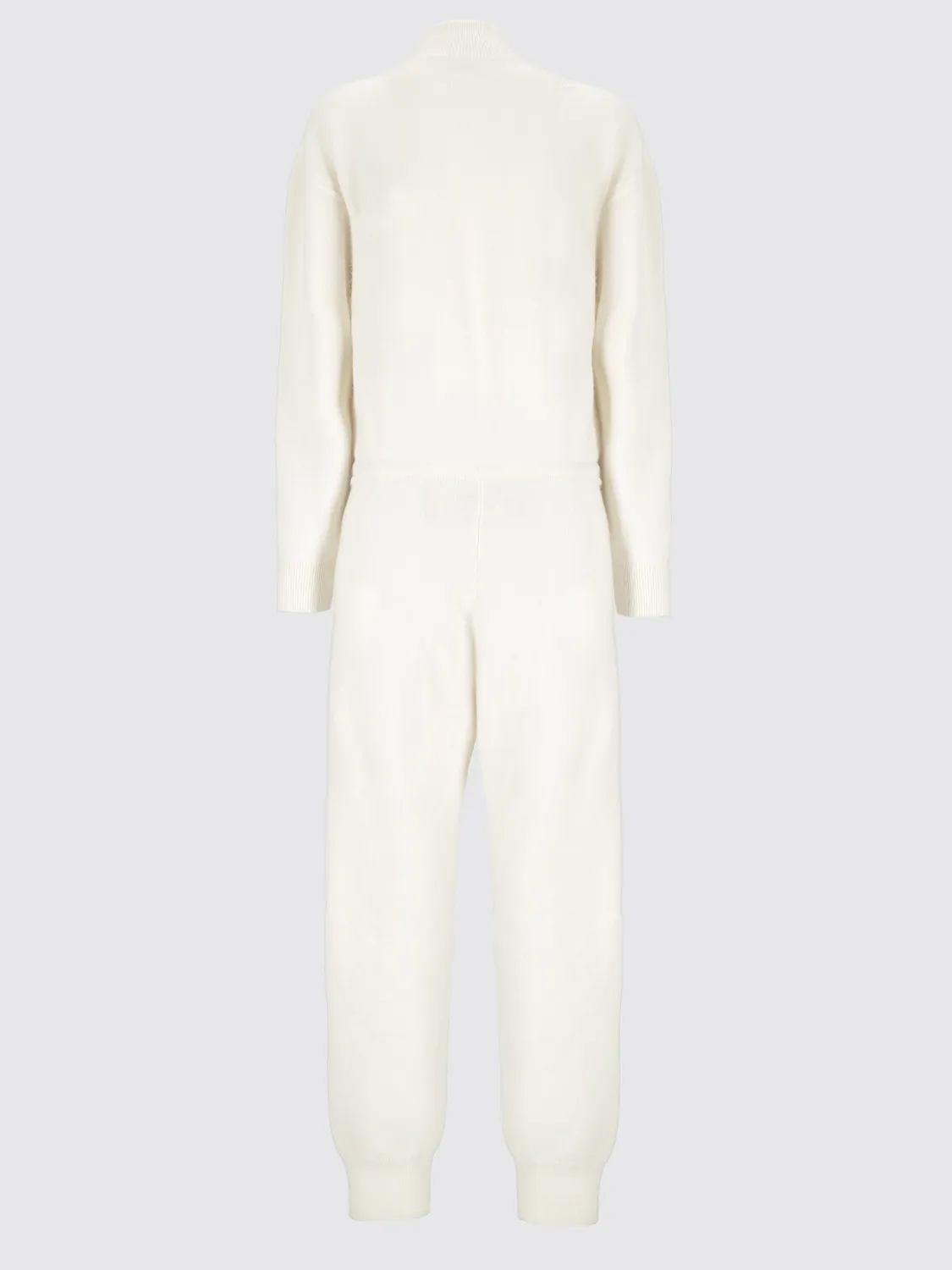 Laneus Wool Alpaca Knit jumpsuit off-white regulær