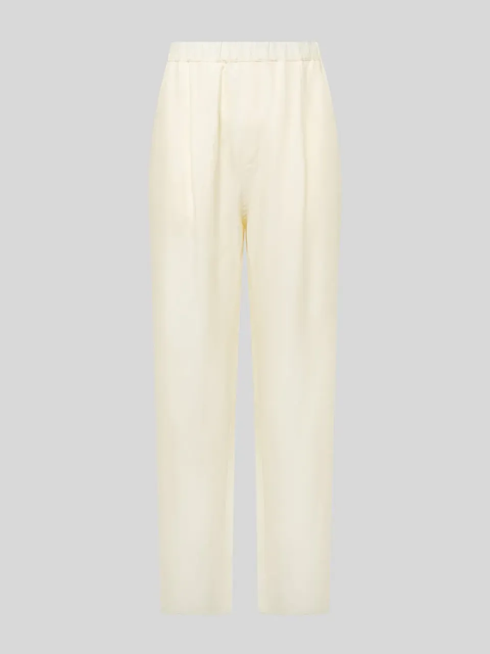 Laneus Cancun Linen Viscose bukser cream hør