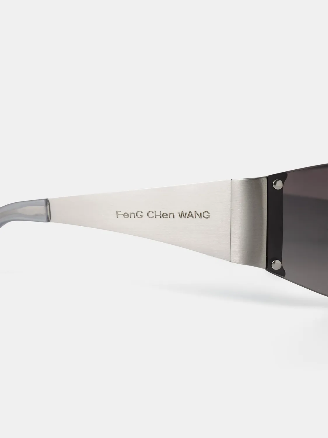Feng Chen Wang Silver Rimless solbriller sølv