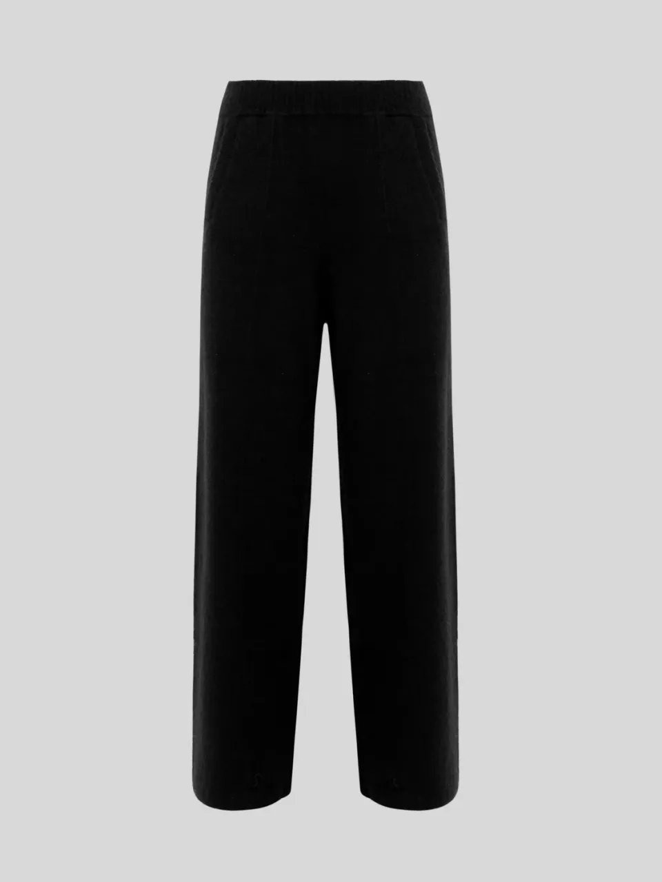 Laneus Cashmere and Silk Trousers bukser sort kashmir