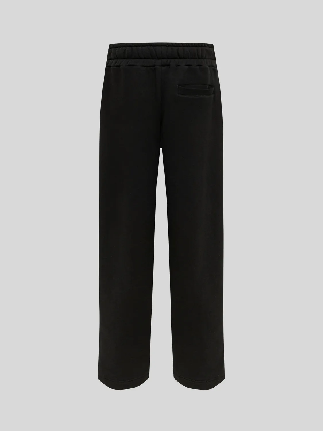 Laneus Fleece sweatpants sort bomuld