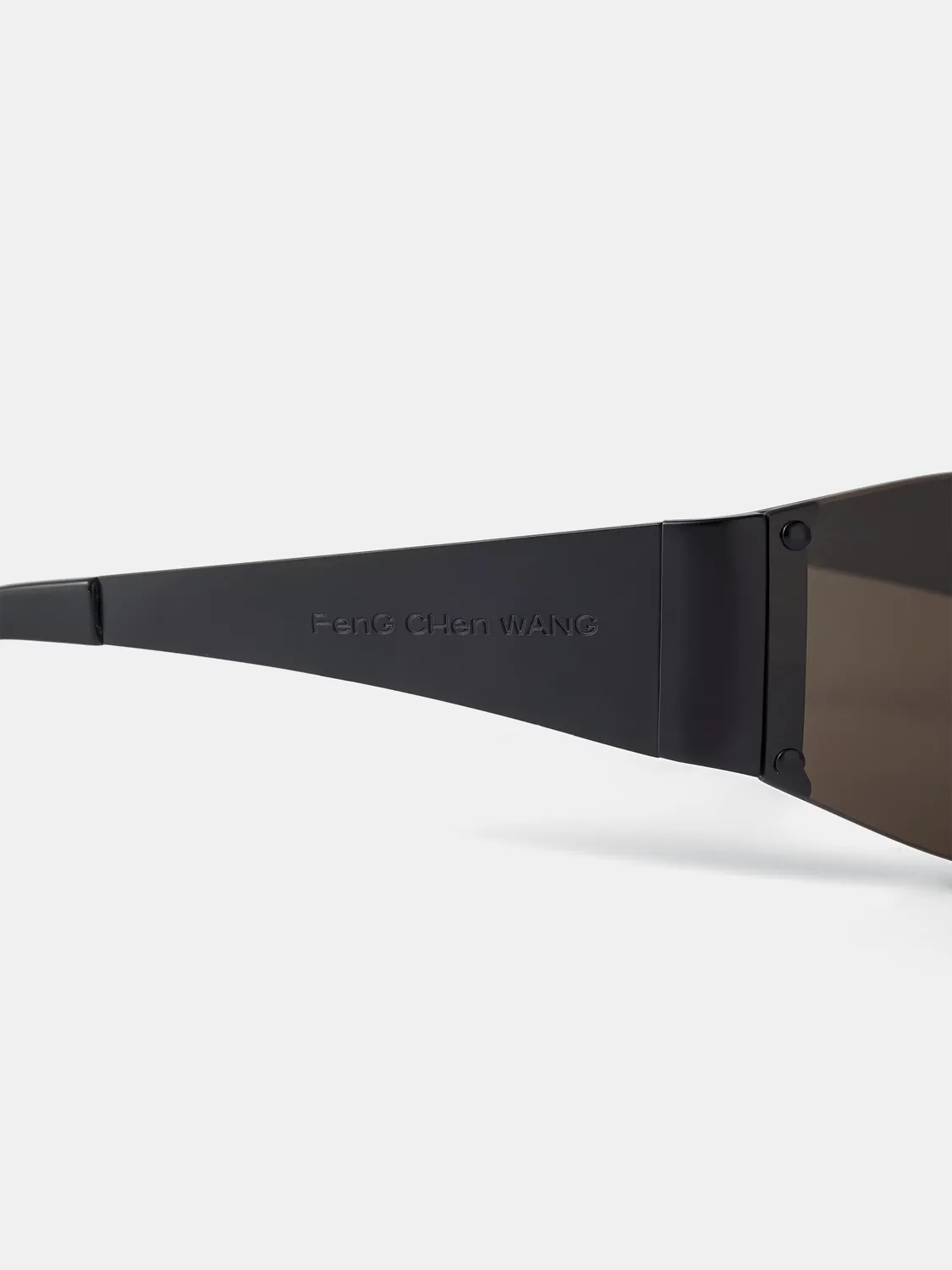 Feng Chen Wang Black Rimless solbriller OS brun