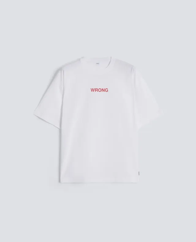 Aspesi Wrong t-shirt dame hvid bomuld jersey