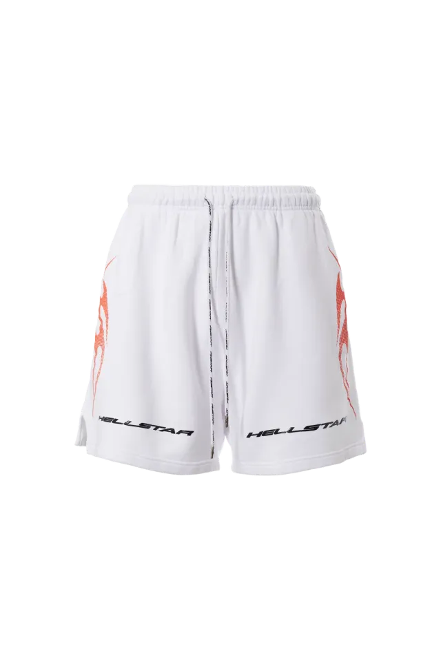 Hellstar Tribal HSSPSH03 shorts hvid vintage vask