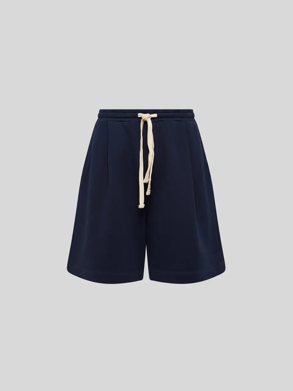 Laneus Cotton Sweat bermudashorts sort bomuld