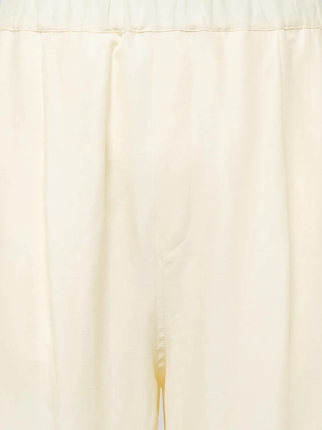 Laneus Cancun Linen Viscose bukser cream hør