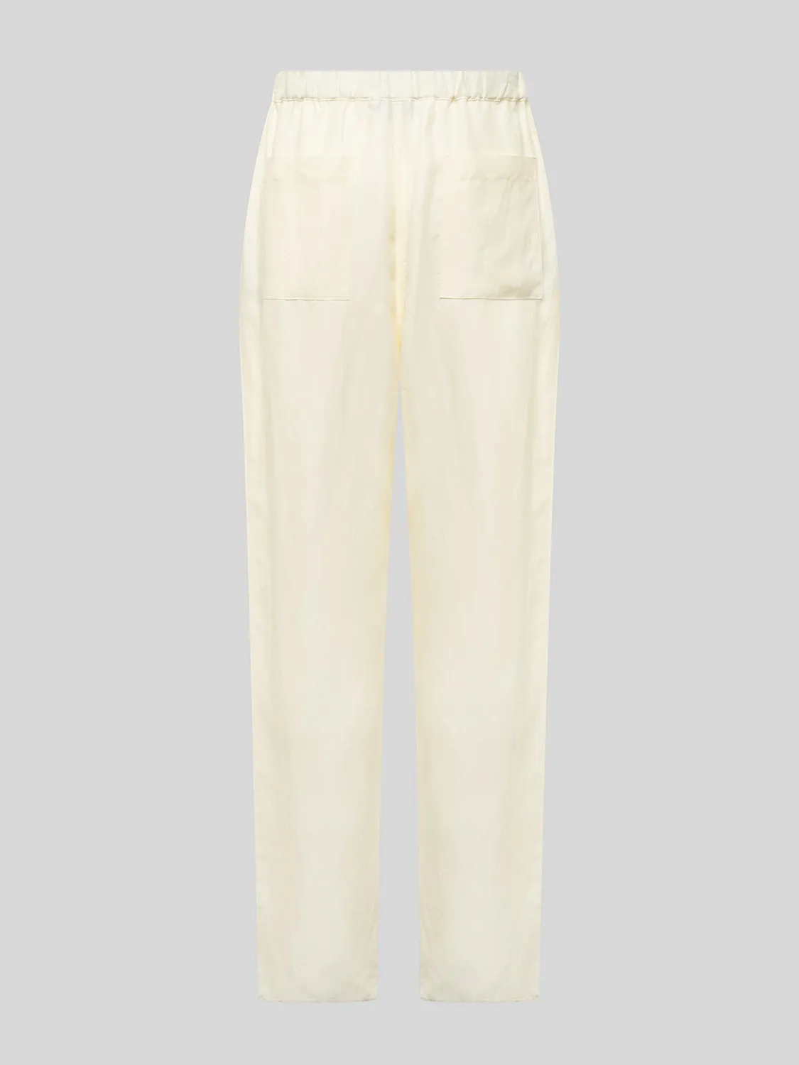 Laneus Cancun Linen Viscose bukser cream hør