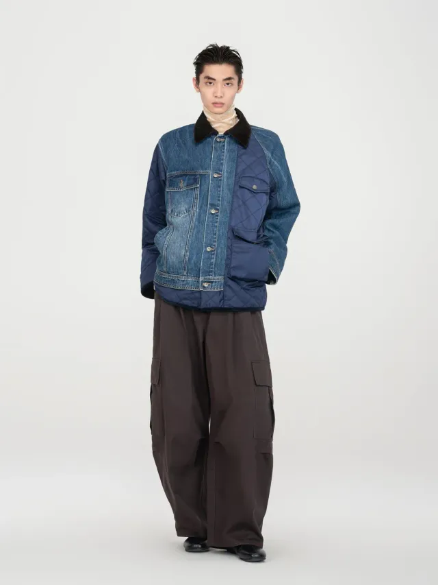 Feng Chen Wang Brown Loose Fit cargobukser brun