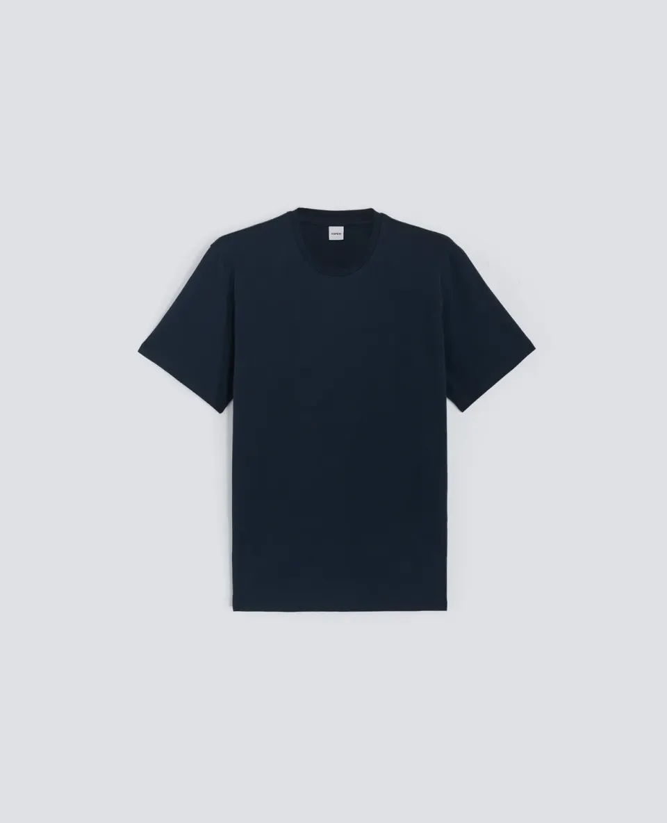 Aspesi T-shirt bomuldsjersey navy slim fit