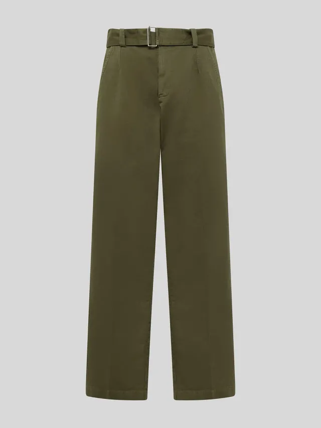 Laneus Downtown Relaxed bukser military green bomuld