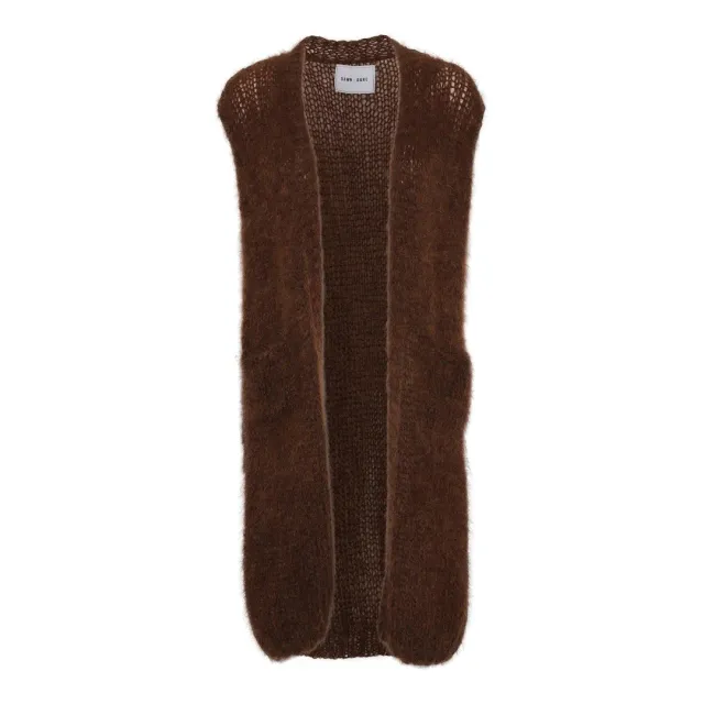 DAWNXDARE Tracey 322-203 802 Redwood vest mohair