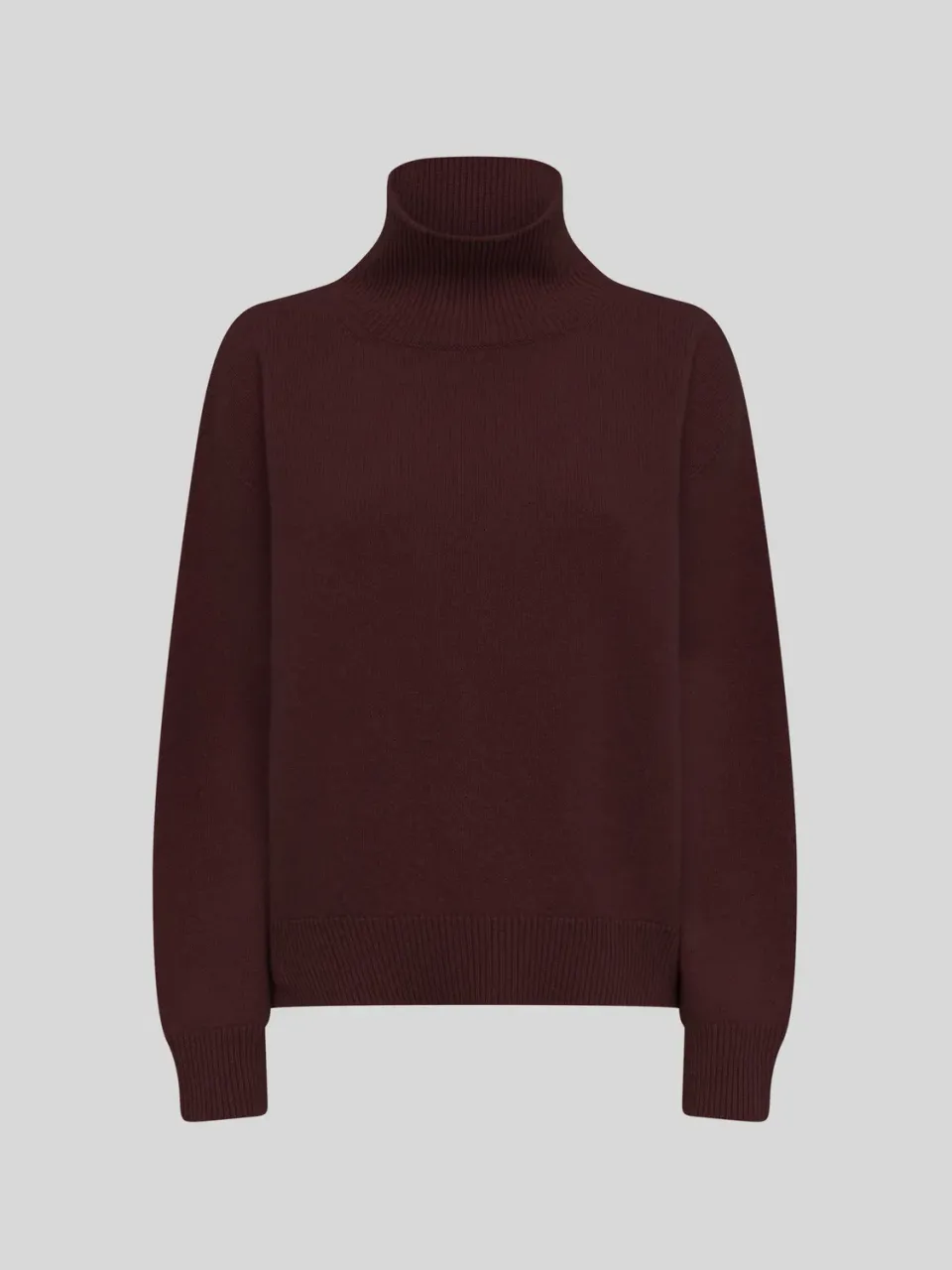 Laneus Wool and Cashmere Boxy Turtleneck rullekrave fico uld