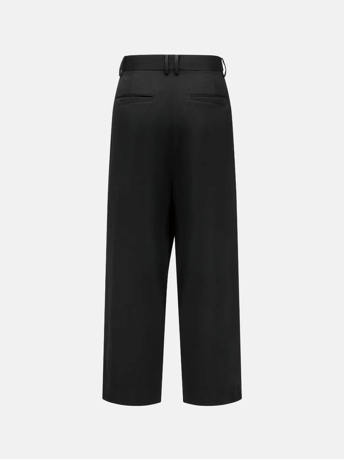 Feng Chen Wang Wool Wide-Leg bukser uld diagonal