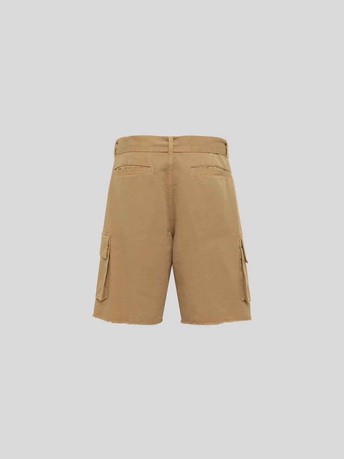 Laneus Bermuda Downtown Relaxed shorts camel bomuld