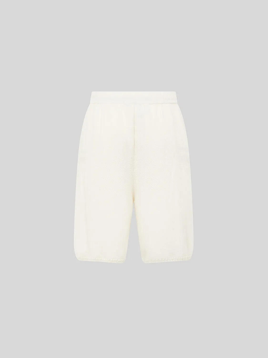Laneus Used-Effect bermudashorts isegrå bomuld