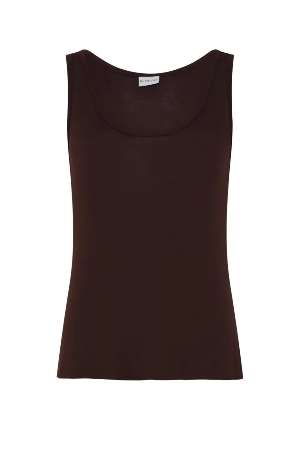 IN FRONT Slip tank top viskose