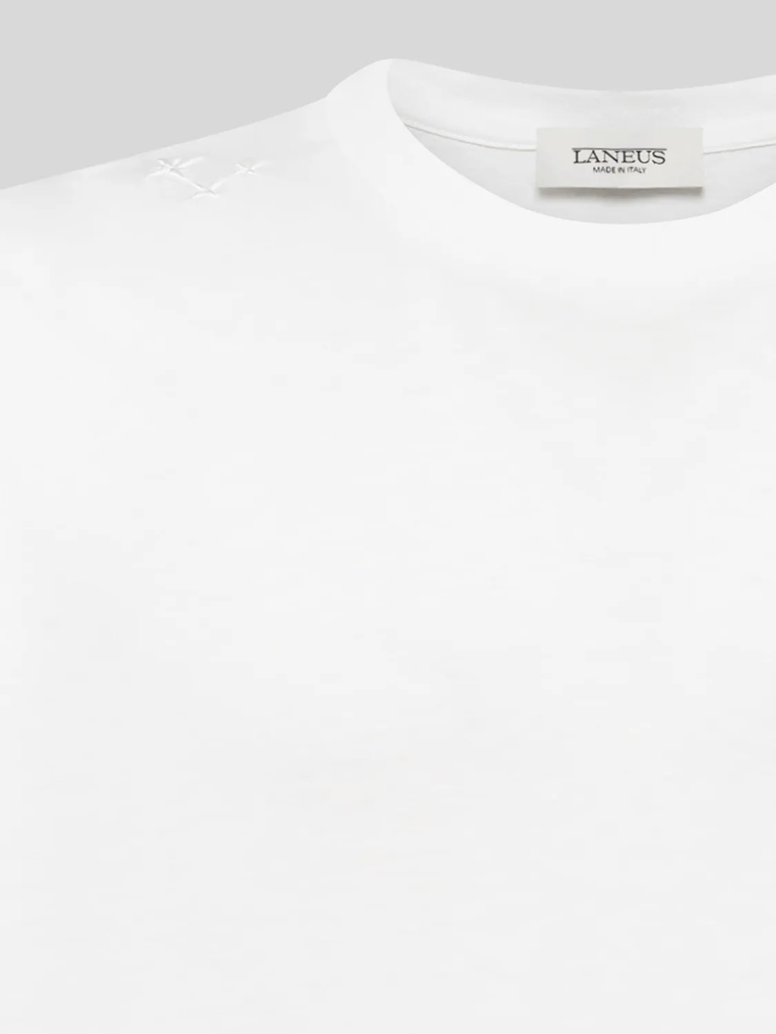 Laneus Oversized Jersey T-shirt t-shirt hvid bomuld