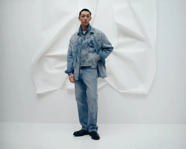 Lee x Feng Chen Wang Men Jeans denim str 29-33