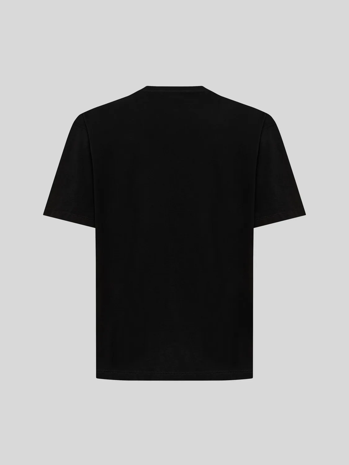 Laneus Destroyed Boxy T-shirt sort bomuld XS