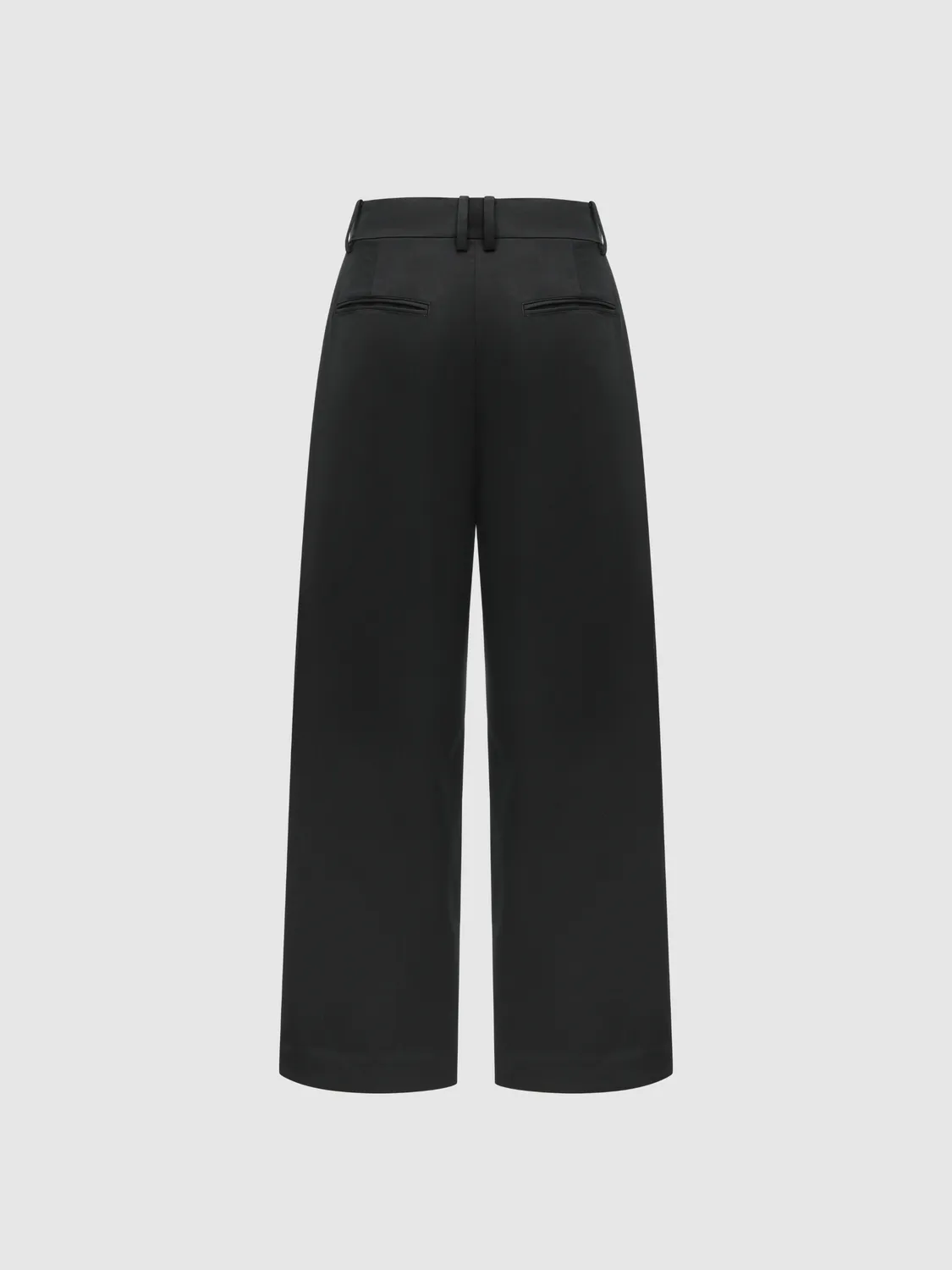 Feng Chen Wang tailored bukser sort-grå stribet