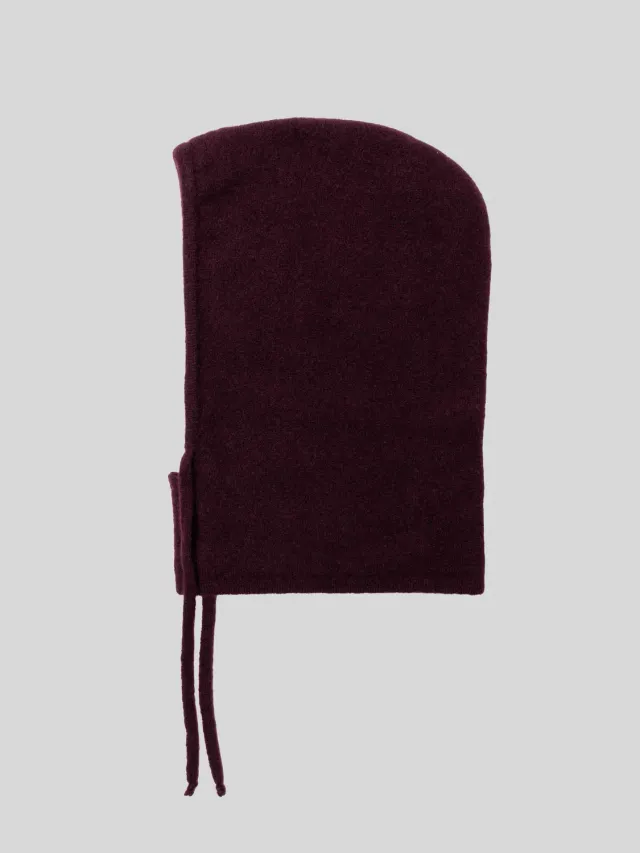 Laneus balaclava fico cashmere silke onesize